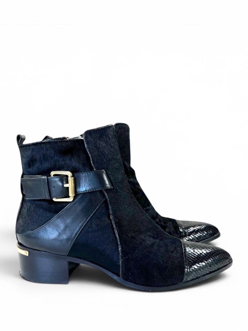 Donald Pliner DOMA Calf Hair Leather Bootie